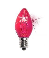 C7 Pink Christmas Light Bulb Order Your Christmas Tree Lights Today The Christmas Light Emporium