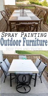 How To Spray Paint Outdoor Furniture Craving Some Creativity