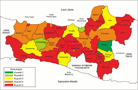 Logo provinsi jawa tengah atau biasa yang dicari orang orang adalah lambang daerah provinsi jawa tengah lengkap dengan artinya dan tak sedikit yang mencari file download cdr atau vektor bahkan khusus tanpa warna alias hitam putih. Gambar 1 Peta Klasifikasi Pertumbuhan Pdrb Riil Kabupaten Kota Di Download Scientific Diagram