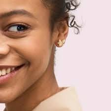 146 Kate Spade in a flutter' butterfly stud earrings & cuff bracelet set  Rings