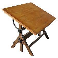 Vintage Hamilton Oak And Maple Adjustable Drafting Table Antique Drafting Table Vintage Drafting Table Drafting Table