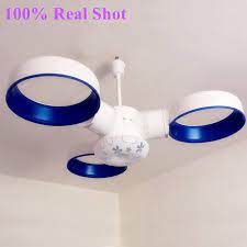 15.75 inches high x 48 inches wide x 48 inches deep *blade dimensions: Modern High Tech Quiet Bladless Mount Ceiling Fans W Remote Control White Light Ebay Ceiling Fan White Light Ceiling Lights
