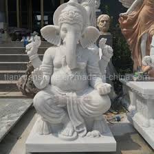 Stone garden laying reclining ganesh elephant god buddha statue ornament. China Stone Garden Products Hindu God Stone Sculpture White Marble Lord Ganesh Statue China Hindu God Statues And Buddha Statue Price