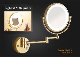 Creating a perfect lighting for your hair and makeup, this led vanity mirror is not only practical, but also very stylish, embodying perfectly well the contemporary. Best Wall Mounted Led Makeup Mirror