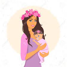 54,679 mother baby cartoons on gograph. Beautiful And Cute Cartoon Mother With Baby Happy Motherhood Illustration For Mother S Day Vector Illustration Young And Happy Woman With Child Royalty Free Cliparts Vectors And Stock Illustration Image 79990787