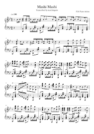 Saved by bria anne :) 784. Mashi Mashi Sheet Music For Piano Solo Musescore Com