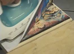 Tutorial How To Iron Transfer Color Pictures To Wood Using A Color Lazer Printer And An Iron Picture On Wood Picture Transfer To Wood Photo Transfer To Wood