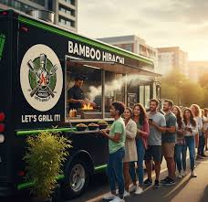 Bamboo Hibachi Food Truck — Food court food truck in Dallas, Texas