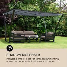 Ein pavillon 3×4 wasserdicht bietet ausreichend raum für die gemütliche gartenecke oder tische zum verkauf von getränken oder speisen. Blumfeldt Palazzo Pavillon Pergola Kaufland De