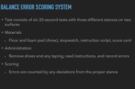 Image result for Balance Error Scoring System