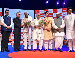Ganpatrao deshmukh represented sangola in solapur district in the state legislative assembly for 11 terms since 1962 across multiple terms and served as an mla for 54 years. Cmo Maharashtra On Twitter Lifetime Achievement Award By Lokmat Presented To Ganpatrao Deshmukh And Shivajirao Deshmukh At The Hands Of Cm