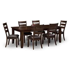 Abaco 7 Pc Dining Room Dining Room Table Set Furniture Dining Room Table Dining Room Bar