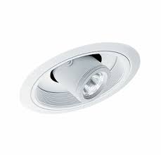 Recessed light fixtures that are made for sloped ceilings. Juno 617w Wh 6 Inch Cylinder Spotlight Trim Mr16 Lamp White Baffle White Trim Sloped Ceiling Recessed Lighting Trim
