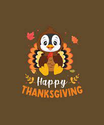 This pilgrim penguin is dressed for celebration. Penguin Wear Turkey Costume Happy Thanksgiving T Shirt Digital Art By Felix