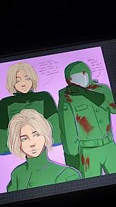 Dark Green Among Us Character Cartoon Drawings Funny Drawings Anime Drawings Boy