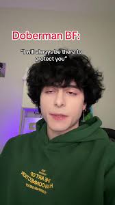 Gay Man Who Has The Doberman with Long Hair