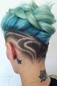 14 Undercut Fade Ideas For Women To Blow People S Minds Hair Styles Undercut Hairstyles Light Blue Hair