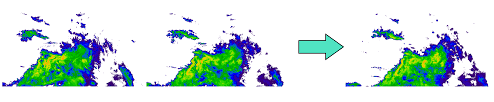 Čím červenější barvu má obrazec nad územím české republiky, tím větší kapky (sněhové vločky, kroupy) se nachází v oblačnosti (atmosféře) nad daným místem a tím větší srážky vyvolávají. Extrapolation Of Radar Echo With Neural Networks By Matej Choma Predpoved Pocasi V 21 Stoleti Weather Forecast In The 21st Century Medium