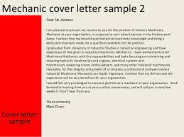 Automotive technician cover letter sample 1. Mechanic Cover Letter
