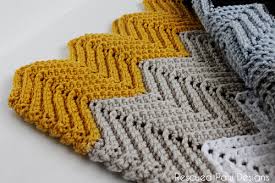Using it's gorgeous pattern, you can make this well i finally got my grey crochet throw finished and i've written up the pattern for the square. Chevron Crochet Blanket Pattern Chevron Crochet Baby Blanket Sizes