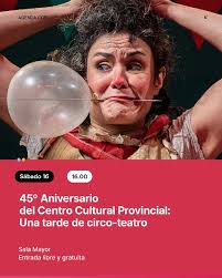 centroculturalprovincial Agenda de espectáculos