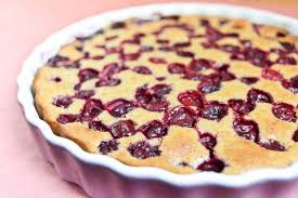 Cherry Clafoutis With Chestnut Flour Recipe Chocolate Zucchini Recipe Cherry Clafoutis Food Desserts