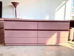 Mid century vintage wardrobe, upcycled midcentury wardrobe, custom wave design, formica furniture, harris lebus, scandi style, mcm furniture. Gates Haus By Devin Gates On Instagram Dreamiest Ever Custom Mauve Bedroom Set With All The Details There Are A Mauve Bedroom Bedroom Set Lacquer Furniture