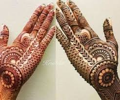 Red Lips Shared By Kit Kaat9 On We Heart It Dulhan Mehndi Designs Mehndi Art Designs Henna Art Designs