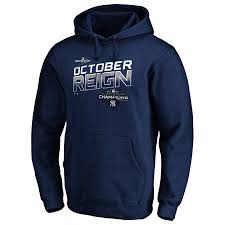 Majestic New York Yankees Navy 2019 Al East Division Champions Locker Room Pullover Hoodie Hoodies Fleece Pullover Pullover Hoodie