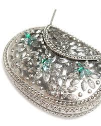 Invitaciones de boda para editar. Bolso Plateado De Laton