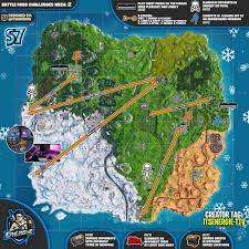 Fortnite Cheat Sheet Map For Season 7 Week 2 Challenges Fortnite Challenges Season 7