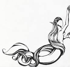 Black And White Mermaid Drawing We Do Not Know Any Dannitaylor Starfish Drawing Black And White Pictures Mermaid Pictures