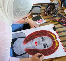 ورشة رسم البورتريه من الخيال من اليوم الترفيهى على البحر للكبار مع المدرب ahmed mostafa outdoor portraits portrait drawing cards