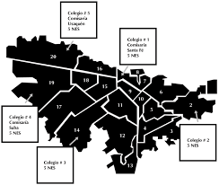 Se han encontrado 5 resultados. Mapa De Las Localidades De Bogota Y Los Colegios De Intervencion Del Download Scientific Diagram