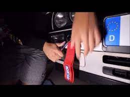 Actually indicates the size of the audio head unit or the player. E30 Gets Sparco Tow Strap Youtube