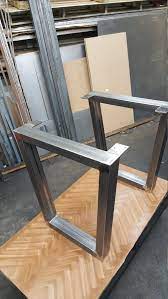 trapezoid steel legs dining table industrial legs modern steel legs dining bench legs set of 2 legs table salle a manger table de salon mobilier de salon