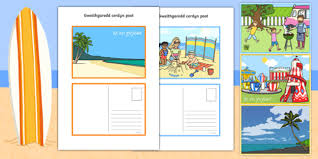 What postcard specifications must be followed? Create A Postcard Activity Welsh Teacher Made