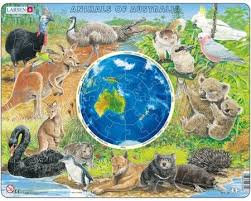 Larsen Animals Of Australia Puzzle 90 Pcs 023206 Aw6 Australia Animals Animals Australian Animals