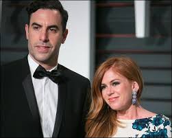 Sacha baron cohen is a british comedian and actor widely known for creating the unorthodox fictional characters ali g, borat and brüno. Sacha Baron Cohen Borat And Wife Give 1m For Syrian Refugees