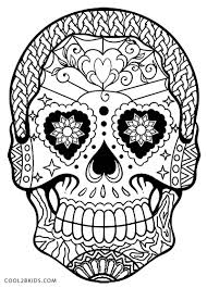 Hours of fun await you by coloring a free drawing others skull. Printable Skulls Coloring Pages For Kids