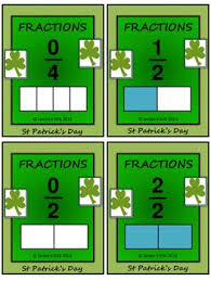 Not sure where to start? St Patrick S Day Fractions Flash Cards Math Grade 4 Grade 5 Grade 6 Fractions Flashcards Fraction Lessons