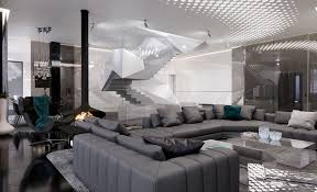 L'image est téléchargeable en qualité haute définition jusqu'à 5746x3831. Salon Gris Et Blanc Caracteristiques De Conception Et De Decoration