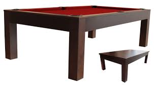 Standard size pool tables, along with the playing if your room does not meet these minimum size requirements, many billiard retailers will suggest that you can still put a table in, and use short cues. 7 Condo Modern Dining Pool Table In Espresso Finish Dynamic Billiard Canada Online Pool Table Shop Mississauga