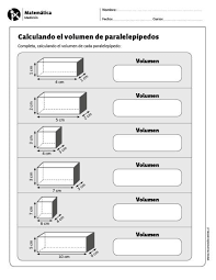 Maybe you would like to learn more about one of these? Calculando El Volumen De Paralelepipedos Hojas De Ejercicios De Geometria Material Didactico Matematicas Actividades De Matematicas