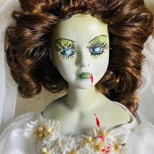 Hand Painted Porcelain Doll- Bessie Barrowcroft