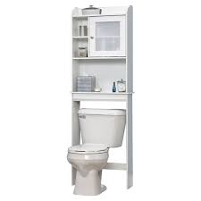 This storage cabinet is perfect for our small bathroom. Over The Toilet Storage Cabinet Organizer With Shelves Standing Bathroom Decor Bath Caddies Storage Home Garden Worldenergy Ae