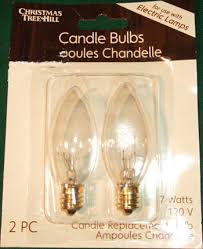 Candle Light Bulbs Torpedo Bulb 7 Watt 120 Volt 2 Pack