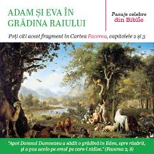 Adam și Eva In Grădina Raiului Facerea Cap 2 și 3 Părinții Intregii Umanități Serile Biblice Ot