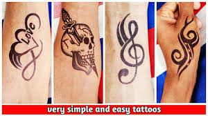 This simple cat tattoo design will not only show your love for cat but will also represent how neat and gentle life you live. Easy Simple Tattoos With Pen Novocom Top