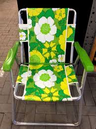 Vintage Aluminum Folding Lawn Chair 60s 70s Retro Floral Etsy Lawn Chairs Floral Chair 60s Chair